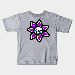 Lily Skull Flower Kids T-Shirt